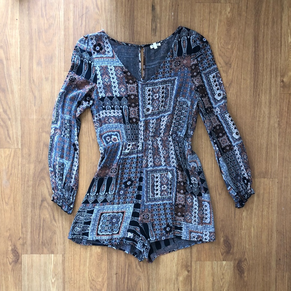 Long sleeve romper by Encore